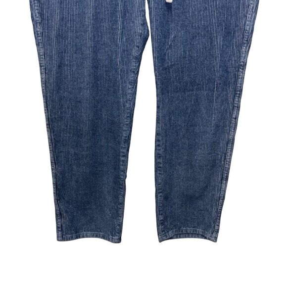 J.Crew Womens Tie waist camp pant in indigo dyed corduroy Size M - Picture 5 of 8
